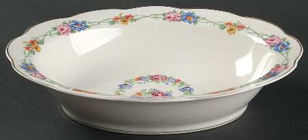 Rose Marie 9" Oval Vegetable Bowl