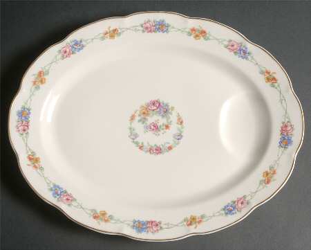 Rose Marie 13" Oval Serving Platter