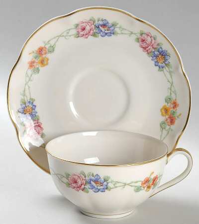 Rose Marie Flat Cup & Saucer Set