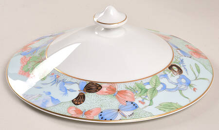 Romantique (White Backgd) Lid for Tureen