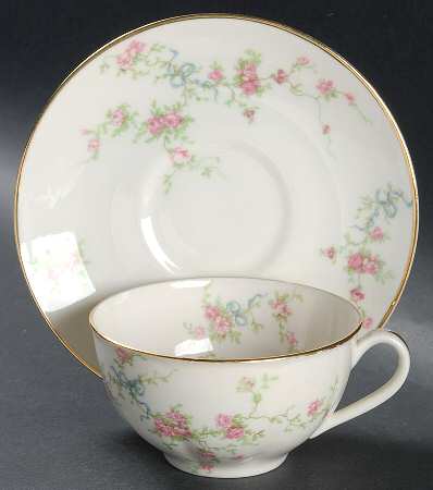 Rosanne Flat Cup & Saucer Set