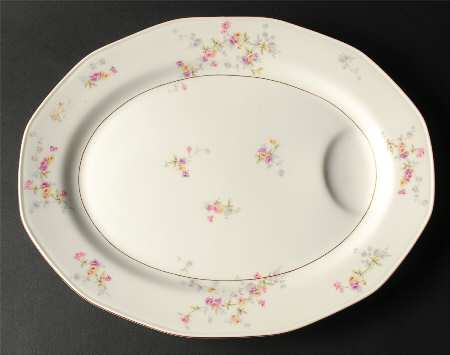 Rosamonde 16" Oval Serving Platter