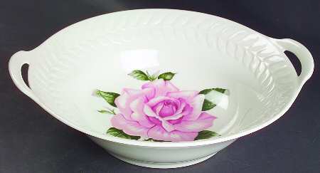 Rose 10" Round Vegetable Bowl