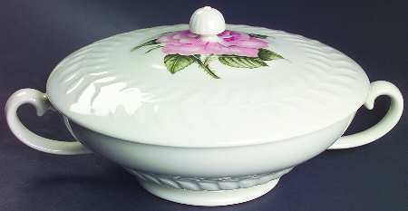Rose Round Covered Vegetable by Haviland