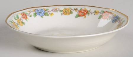 Rosemary (Multicolor Flowers) Fruit/Dessert (Sauce) Bowl