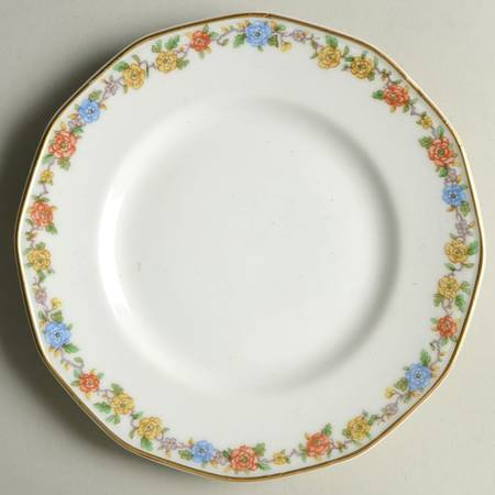 Rosemary (Multicolor Flowers) Salad Plate