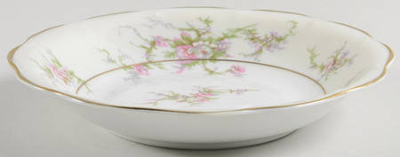 Rosalinde (France, Gold Trim) Coupe Soup Bowl