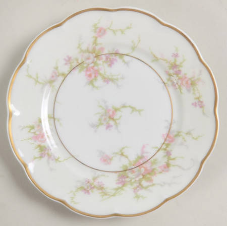 Rosalinde (France, Gold Trim) Commemorative Bread & Butter Plate