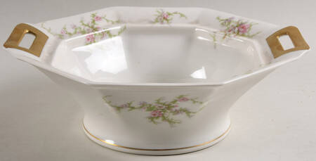 Rosalinde (France, Gold Trim) Round Vegetable No Lid