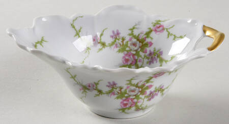Rosalinde (France, Gold Trim) 6" Leaf Bowl