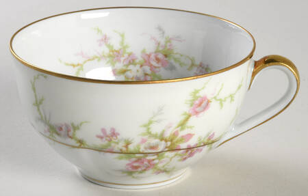 Rosalinde (France, Gold Trim) Flat Cup
