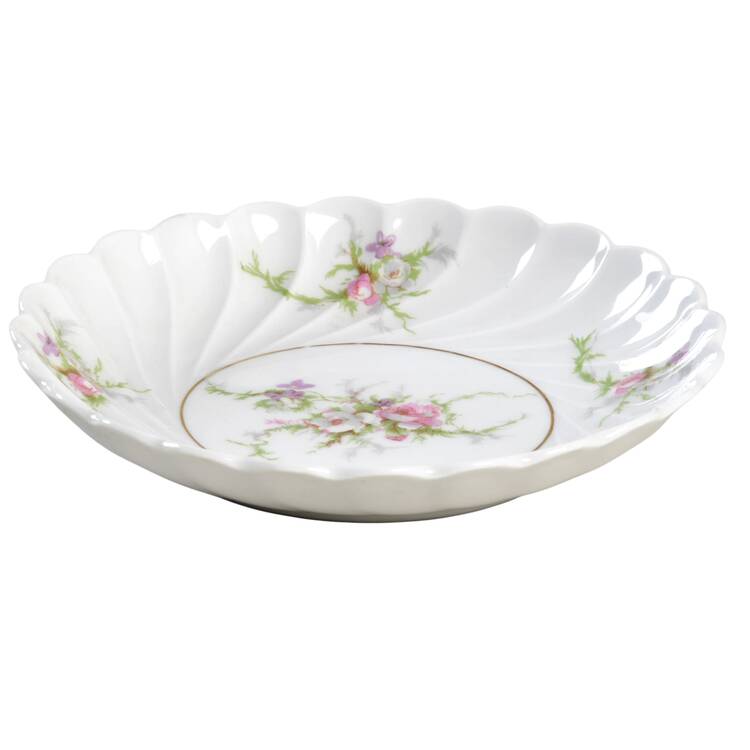 Rosalinde (France, Gold Trim) Fruit/Dessert (Sauce) Bowl