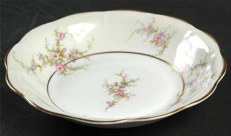 Rosalinde (France, Gold Trim) Coupe Soup Bowl