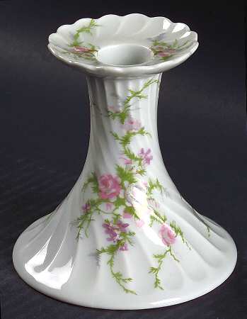 Rosalinde (France, Gold Trim) 3" Candlestick
