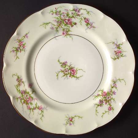 Rosalinde (France, Gold Trim) Dinner Plate
