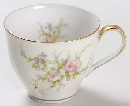 Rosalinde (France, Gold Trim) Flat Demitasse Cup