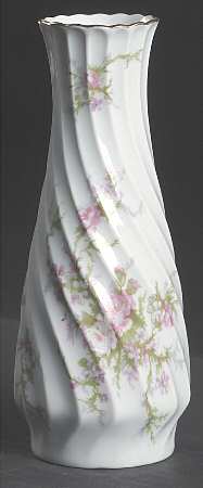 Rosalinde (France, Gold Trim) 7" Vase