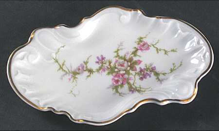 Rosalinde (France, Gold Trim) Silver Tray
