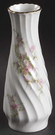 Rosalinde (France, Gold Trim) 7" Vase