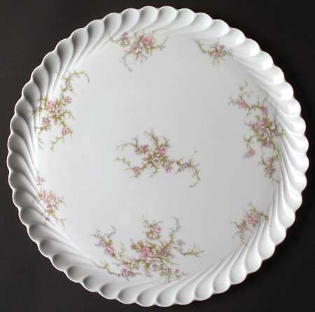 Rosalinde (France, Gold Trim) 12' Round Tray
