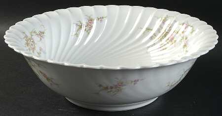 Rosalinde (France, Gold Trim) 11" Large Salad Serving Bowl