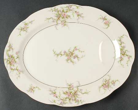 Rosalinde (New York) 14" Oval Serving Platter