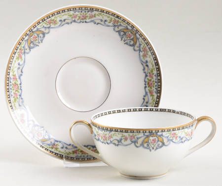 Rumania Flat Bouillon Cup & Saucer