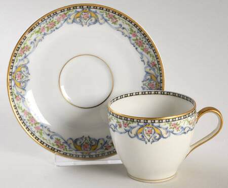 Rumania Flat Demitasse Cup & Saucer Set