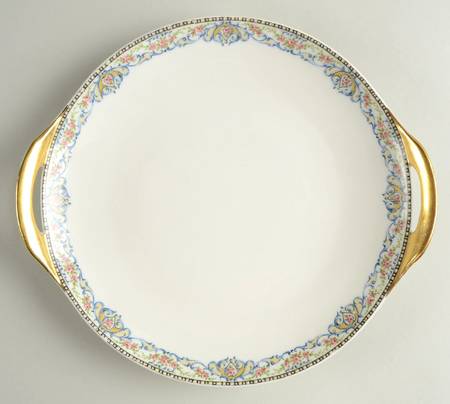 Rumania Handled Cake Plate
