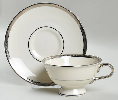 Sanford Footed Cup & Saucer Set