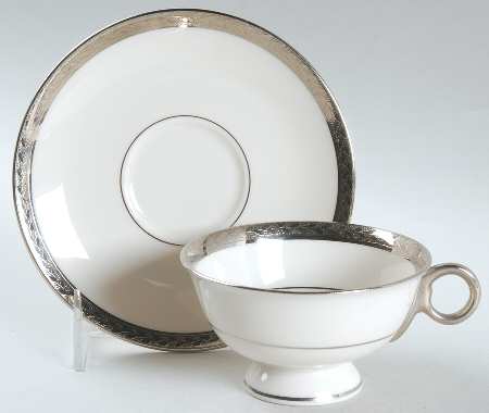 Sanford Footed Cup & Saucer Set