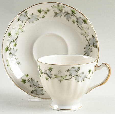 Saratoga (New York) Footed Demitasse Cup & Saucer Set