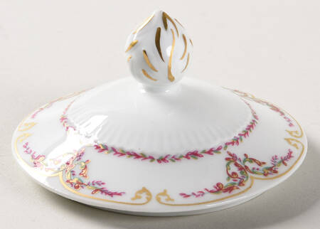 Savoie (Fr, Pink & Green Design) Lid for Sugar Bowl