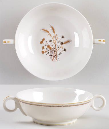 Scandia Footed Cream Soup Bowl