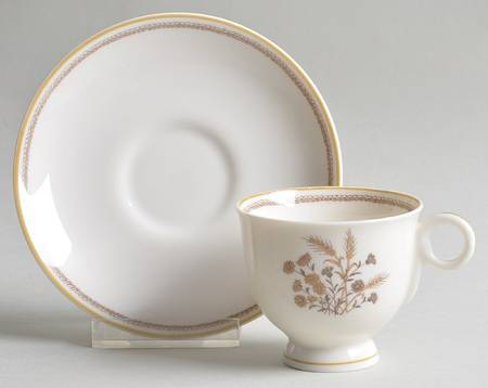 Scandia Footed Demitasse Cup & Saucer Set