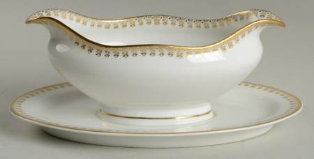 Schleiger 1001 Gravy Boat with Attached Underplate