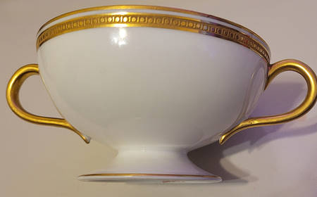 Schleiger 100a Footed Cream Soup Bowl