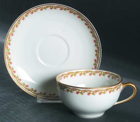 Schleiger 101A Flat Cup & Saucer Set