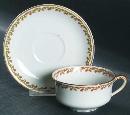 Schleiger 101A Flat Cup & Saucer Set