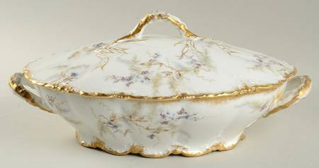 Schleiger 1026b Oval Covered Vegetable
