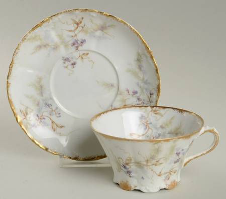 Schleiger 1026b Flat Cup & Saucer Set