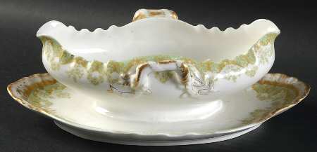 Schleiger 1061 Gravy Boat with Attached Underplate