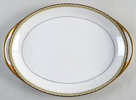 Schleiger 107 13" Oval Handled Platter