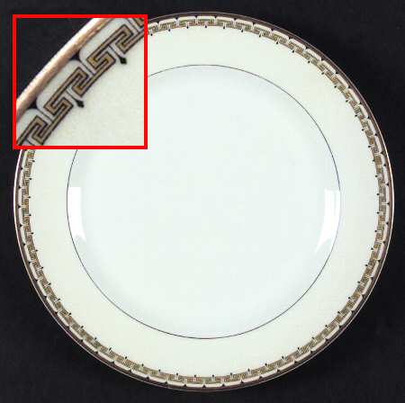 Schleiger 107 Luncheon Plate