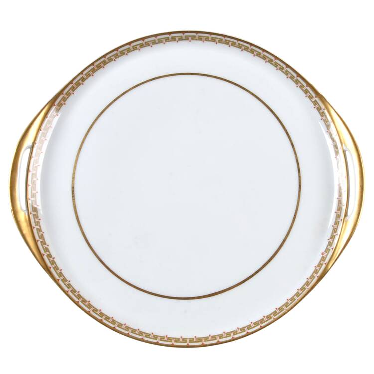 Schleiger 107b Handled Cake Plate