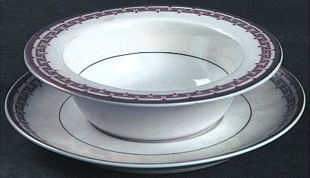 Schleiger 107c Ramekin & Saucer Set