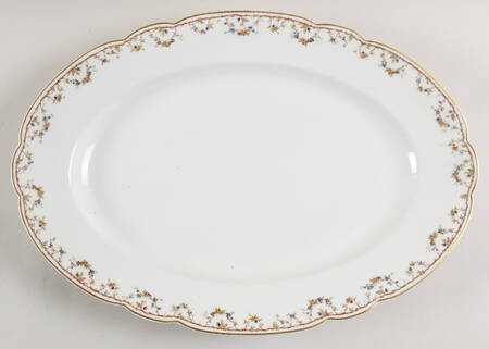 Schleiger 109 15" Oval Serving Platter by Haviland