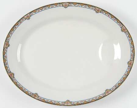 Schleiger 1096 15" Oval Serving Platter by Haviland