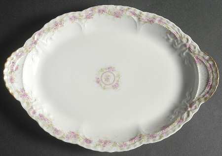 Schleiger 1098 14" Oval Serving Platter by Haviland