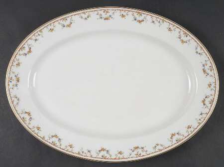 Schleiger 109C 13" Oval Serving Platter by Haviland